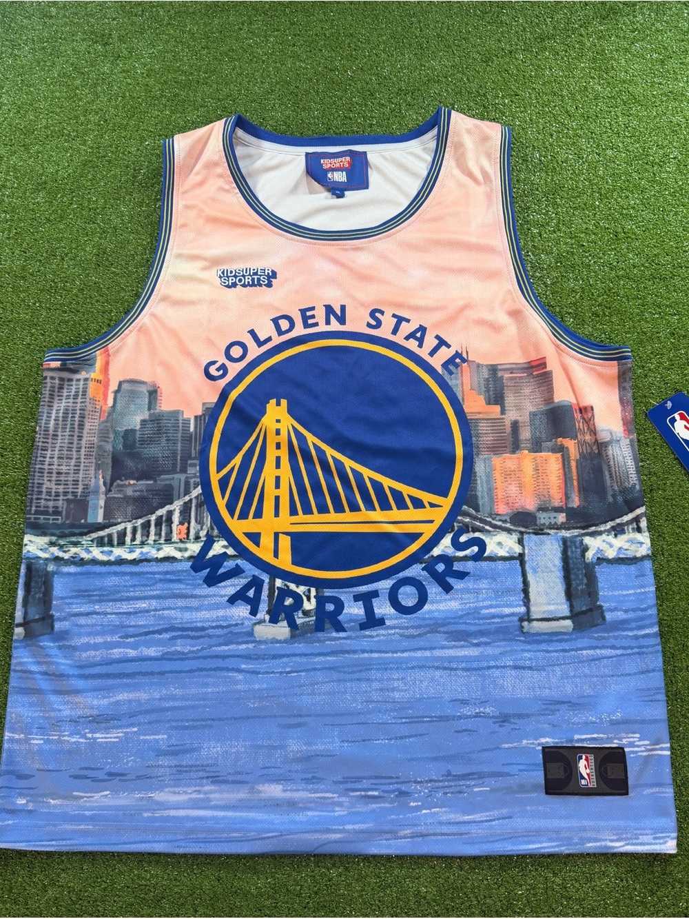 Warriors x KidSuper fanatics jersey